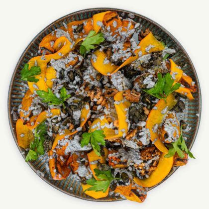 Pieczona dynia hokkaido